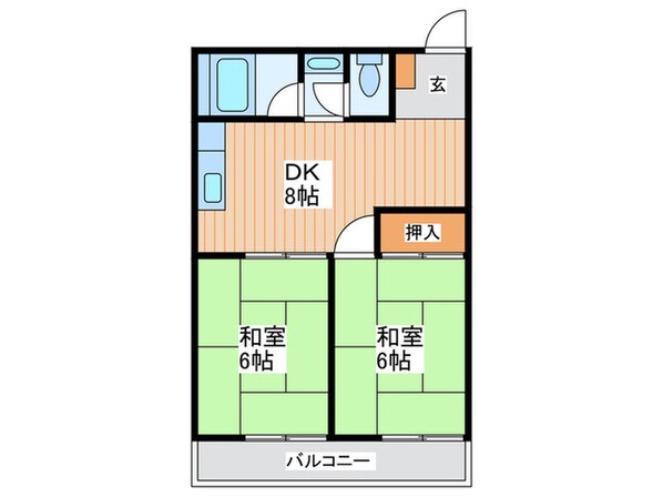 橋爪ビルの物件間取画像